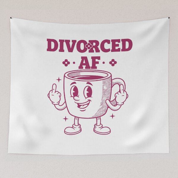Item preview, Divorce Divorced AF Divorce Party Freshly Divorced designed and sold by LuminOrb.