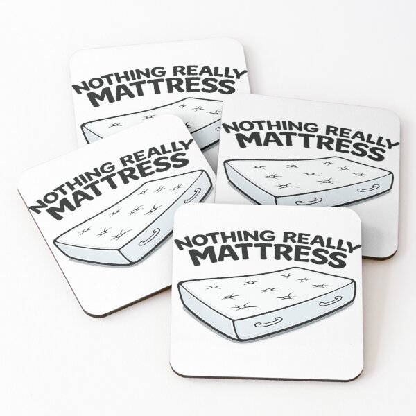 Item preview, Nothing Really Mattress - Funny Sleep Pun designed and sold by Creative Spark.