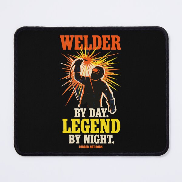 Item preview, Welder By Day Legend By Night Vintage Retro Poster Blue Collar Gift designed and sold by Mdozet.