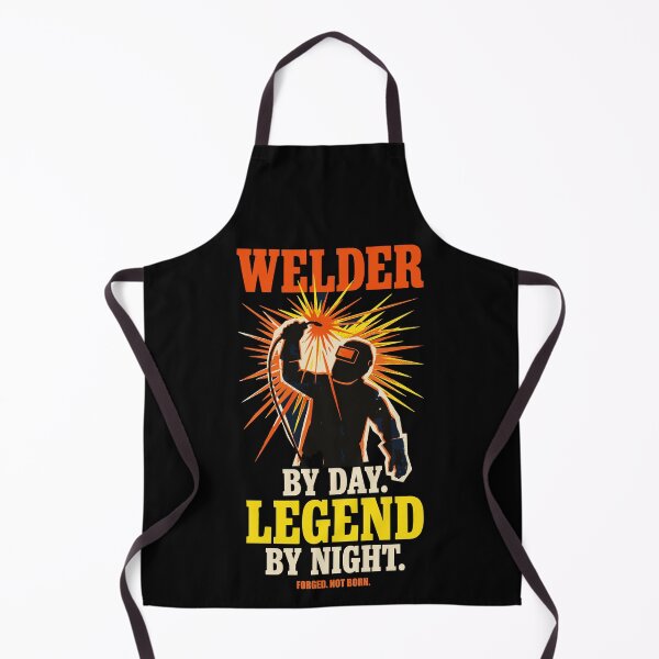 Item preview, Welder By Day Legend By Night Vintage Retro Poster Blue Collar Gift designed and sold by Mdozet.