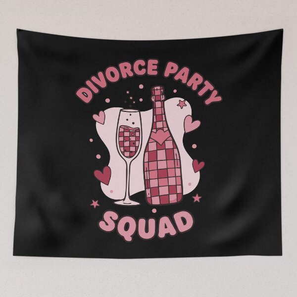 Item preview, Divorce Party Squad Newly Divorced Humor designed and sold by LuminOrb.