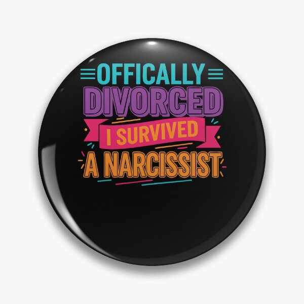Item preview, Divorce I Survived A Narcissist Finally Divorced designed and sold by LuminOrb.