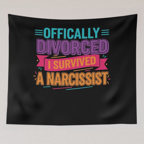Item preview, Divorce I Survived A Narcissist Finally Divorced designed and sold by LuminOrb.