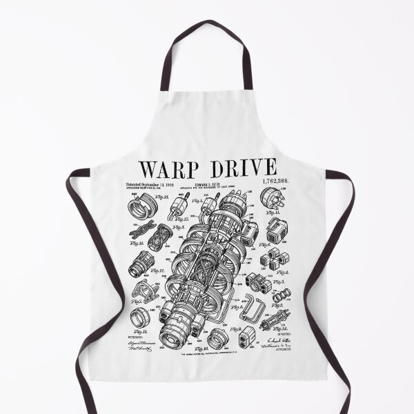 Item preview, Science Fiction Warp Drive Funny Scifi Vintage Patent designed and sold by GrandeDuc.
