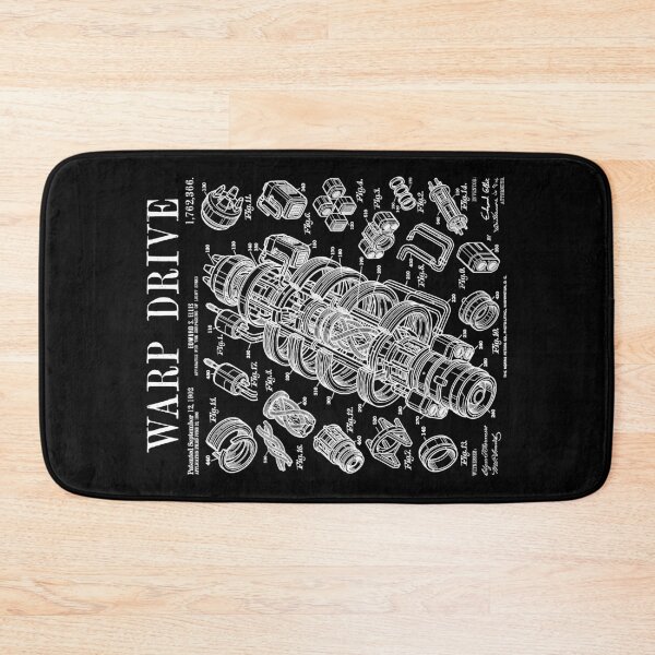 Item preview, Science Fiction Warp Drive Funny Scifi Vintage Patent designed and sold by GrandeDuc.