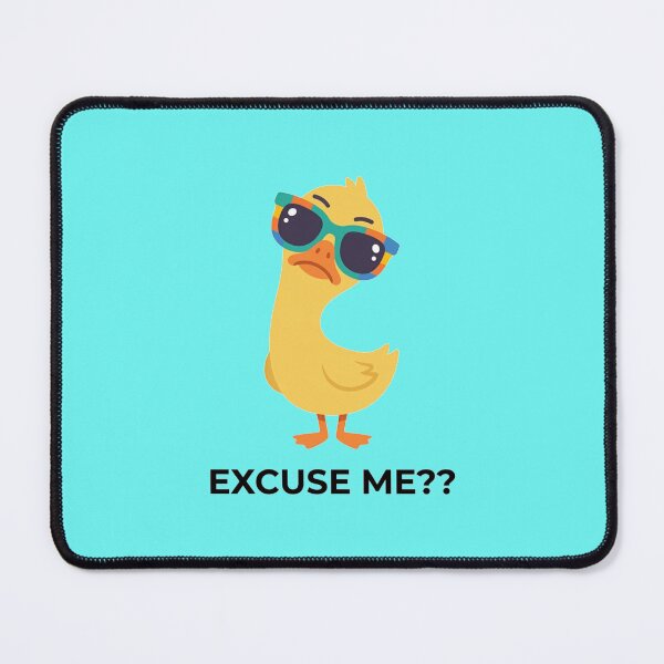 Item preview, Excuse Me Duck Meme Funny Reaction Design designed and sold by Quiet Mode Studio.