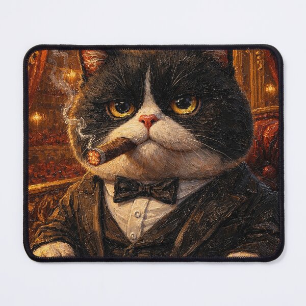 Item preview, Mafia Cat Opera House Portrait designed and sold by CataosMeow.