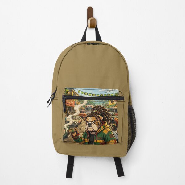 Item preview, Rasta Bulldog Vibes- Caribbean Streetwear Graphics designed and sold by digitalbob60.