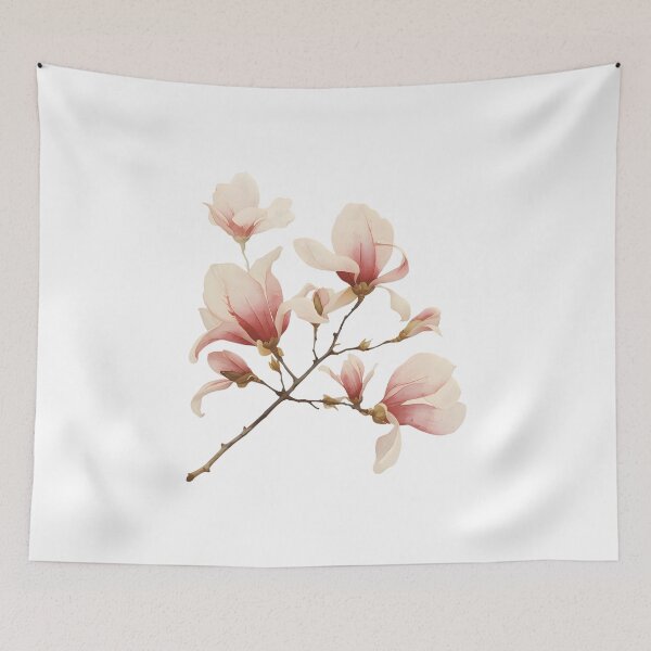 Item preview, Pink magnolia blossom designed and sold by uunaa.