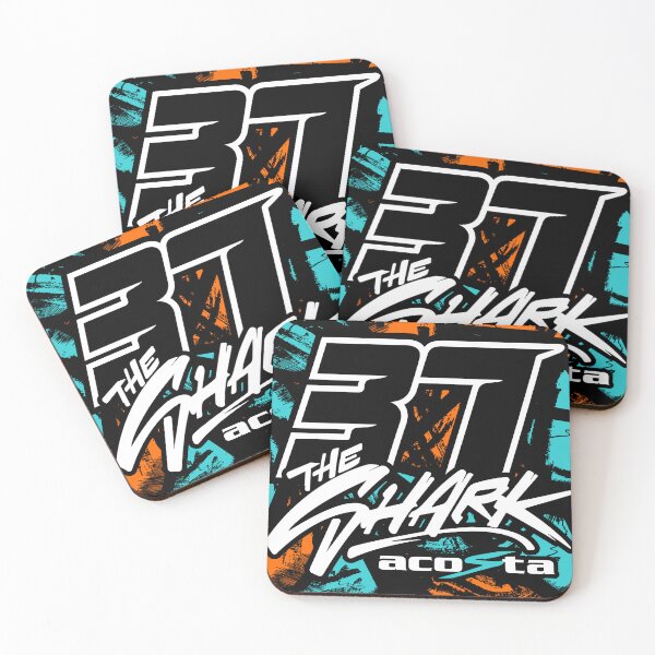 Item preview, Pedro Acosta 37 The Shark Red Bull KTM Factory Racing Spain (Spanish Rider) designed and sold by Stotee.