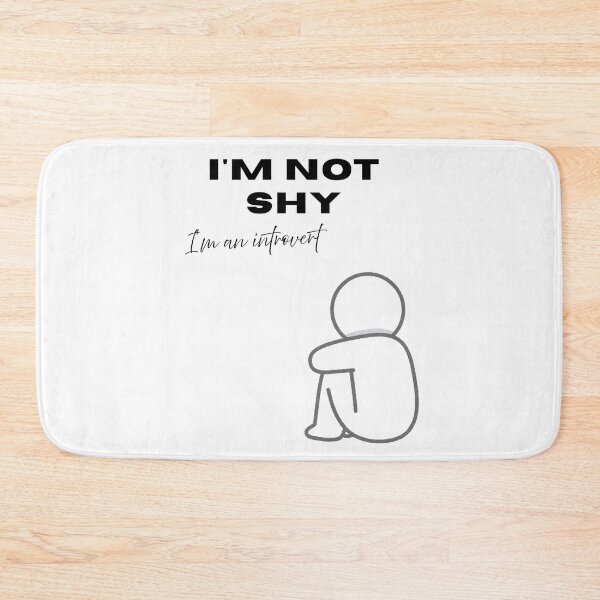 Item preview, I'm not shy  I'm an introvert designed and sold by MotylekAnia.