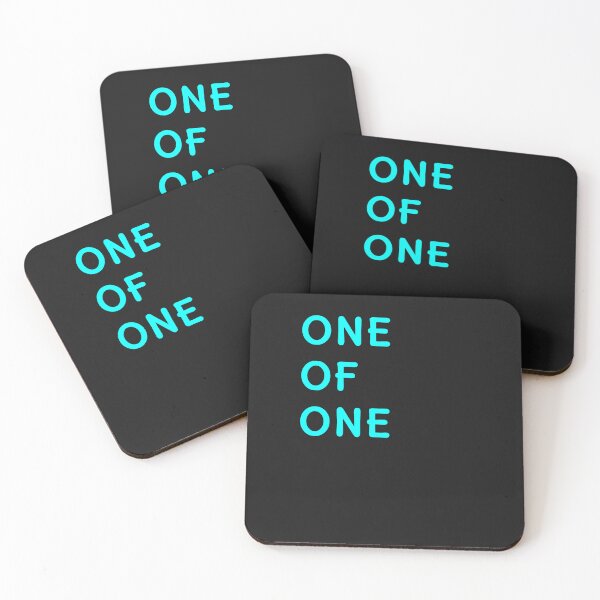 Item preview, ONE OF ONE – Minimalist Turquoise Typography Design designed and sold by IrynaLineArt.