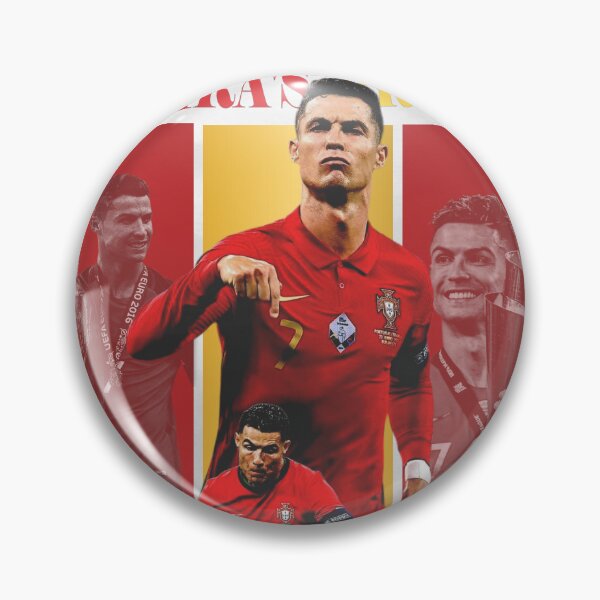 Item preview, Portugal Football Legend No 7 Red and Green Retro Poster designed and sold by Af-RT10.