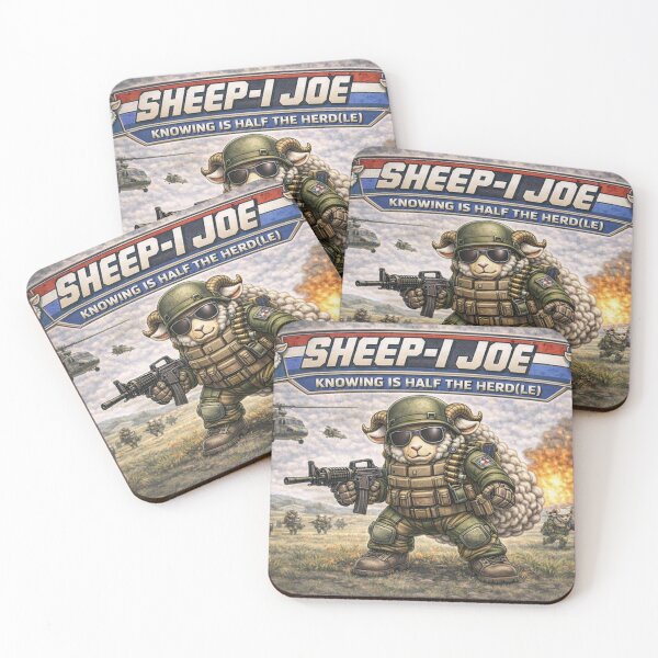 Item preview, Sheep-I Joe – Knowing Is Half the Herd(le) Action Hero Parody designed and sold by Thpoar.