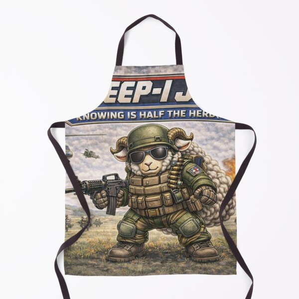 Item preview, Sheep-I Joe – Knowing Is Half the Herd(le) Action Hero Parody designed and sold by Thpoar.