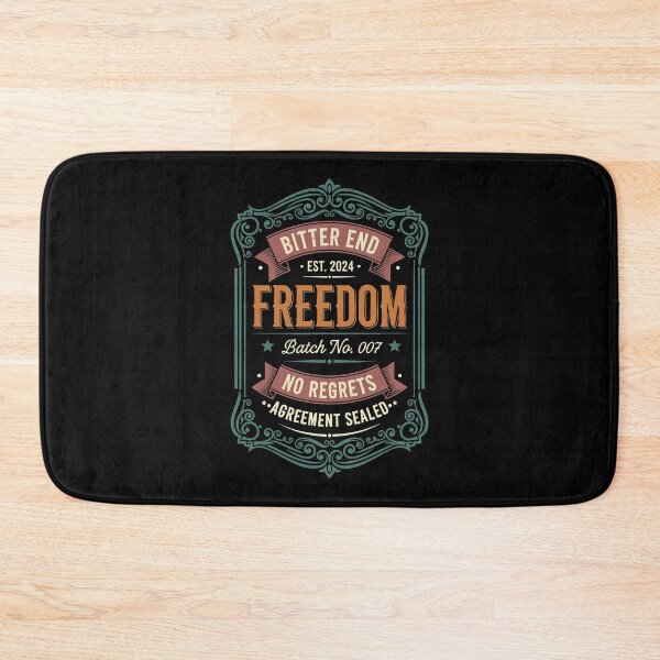 Item preview, Divorce Party Freedom Bitter End No Regrets designed and sold by LuminOrb.