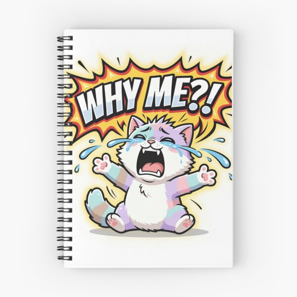 Item preview, Chat Drama “Why Me” – Exaggerated Humor Sticker designed and sold by ShowOwnCreate.