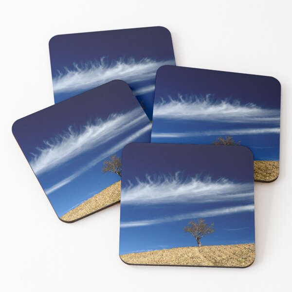 Item preview, Lonely Tree Under Blue Sky – Minimal Nature Wall Art designed and sold by onubi.
