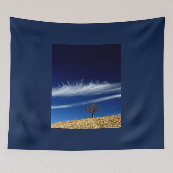 Item preview, Lonely Tree Under Blue Sky – Minimal Nature Wall Art designed and sold by onubi.