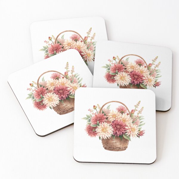 Item preview,  Basket of flowers designed and sold by uunaa.