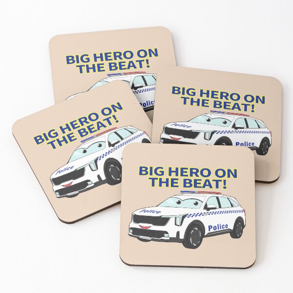 Item preview, Cute Hand-Drawn NSW Police SUV - Big hero on the beat! designed and sold by C & T ArtLab.