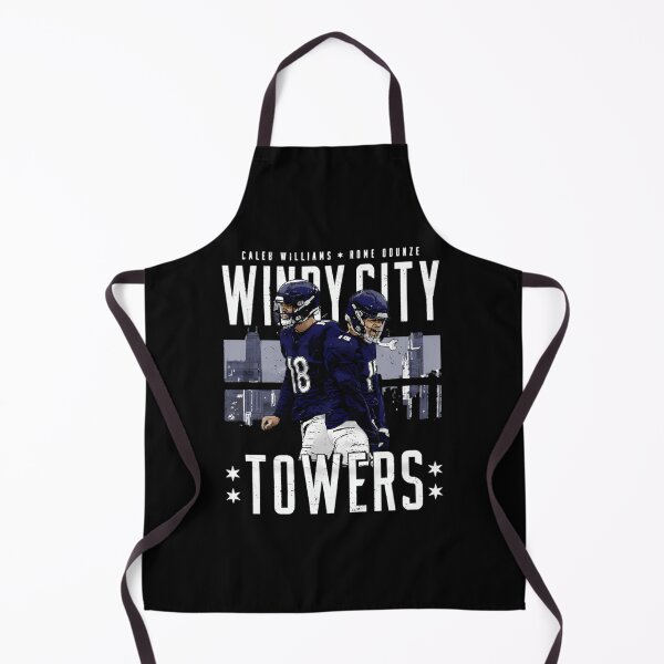 Item preview, Caleb Williams & Rome Odunze Chicago Windy City Towers designed and sold by hixshop.