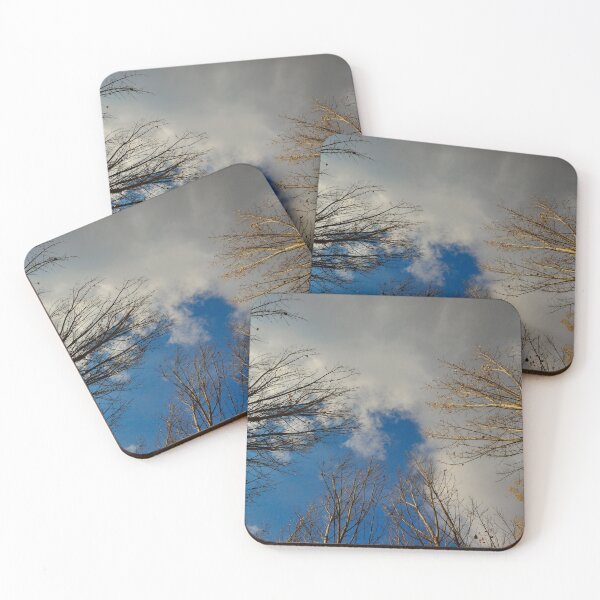 Item preview, Looking Up Trees Wall Art – Minimal Sky Nature Print designed and sold by onubi.