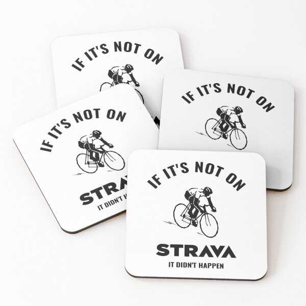 Item preview, If It’s Not On Strava It Didn’t Happen Road Cyclist Funny Cycling designed and sold by BMLprint ⭐⭐⭐⭐⭐.