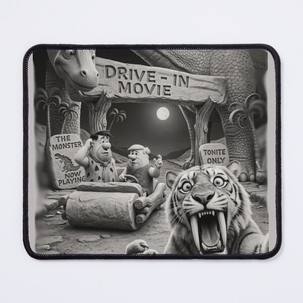 Item preview, Sabretooth Tiger Selfie in the Stone Age designed and sold by Strauss-Design.