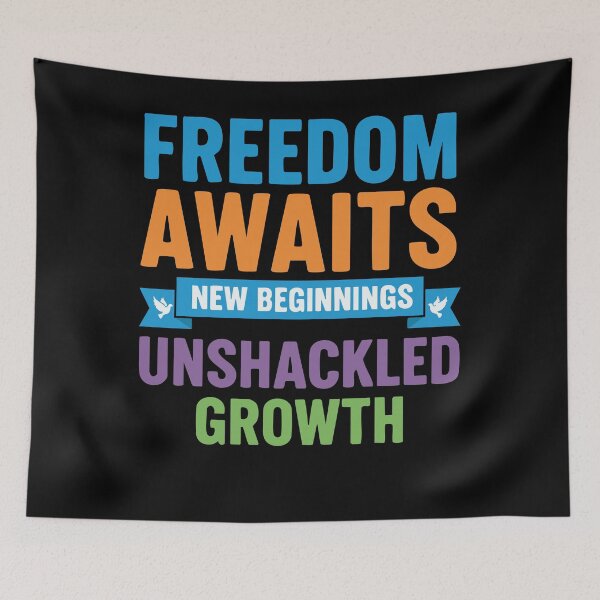 Item preview, Divorce Freedom Awaits New Beginnings Unshackled designed and sold by LuminOrb.