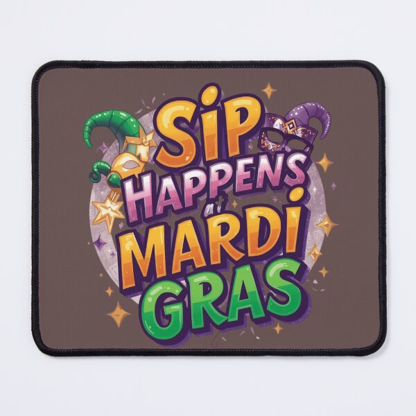 Item preview, Too Drunk for This – Mardi Gras Funny Party Shirt designed and sold by Mohtarma Designs.