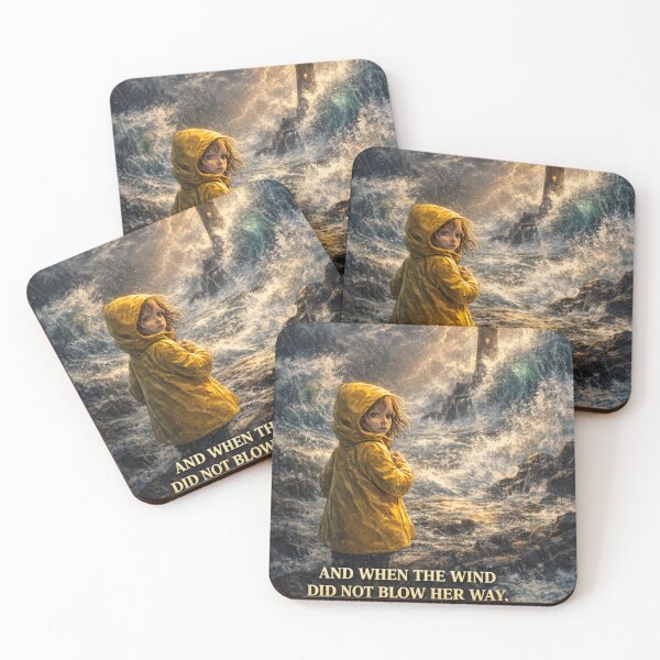 Item preview, She Stood In The Storm Motivational Aesthetic designed and sold by InkoraHub.