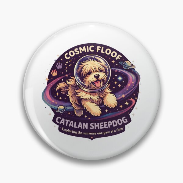 Item preview, Cosmic floof- Catalan Sheepdog, exploring the universe one paw at a time designed and sold by trendie-tees.