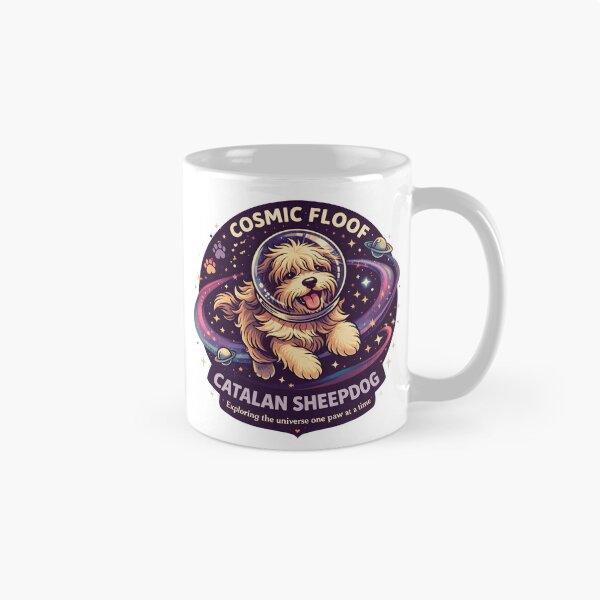 Item preview, Cosmic floof- Catalan Sheepdog, exploring the universe one paw at a time designed and sold by trendie-tees.