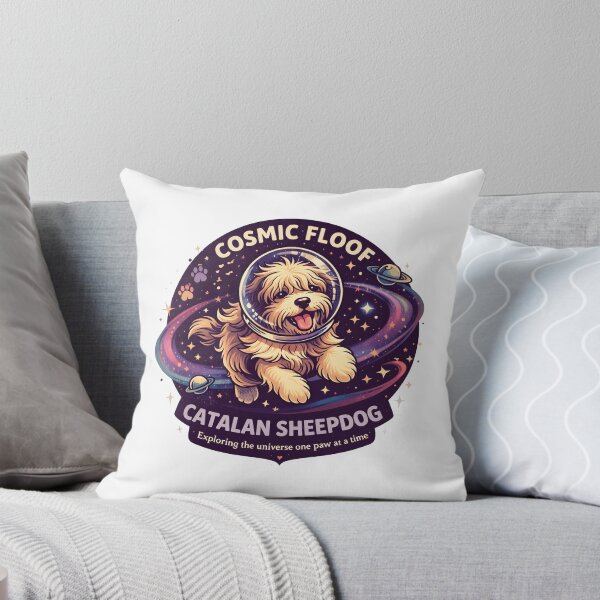 Item preview, Cosmic floof- Catalan Sheepdog, exploring the universe one paw at a time designed and sold by trendie-tees.