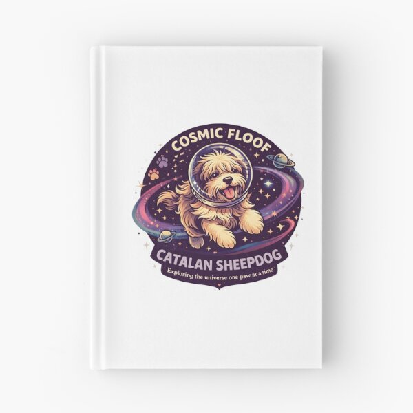 Item preview, Cosmic floof- Catalan Sheepdog, exploring the universe one paw at a time designed and sold by trendie-tees.