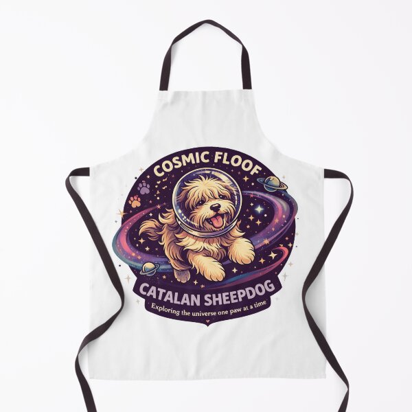 Item preview, Cosmic floof- Catalan Sheepdog, exploring the universe one paw at a time designed and sold by trendie-tees.