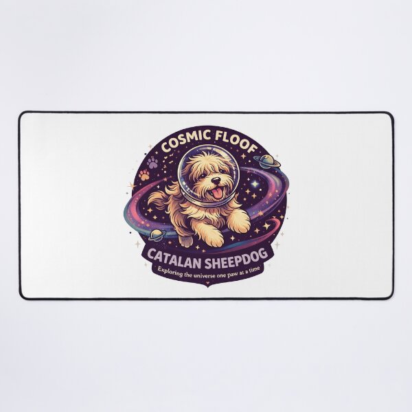 Item preview, Cosmic floof- Catalan Sheepdog, exploring the universe one paw at a time designed and sold by Rally Forge.