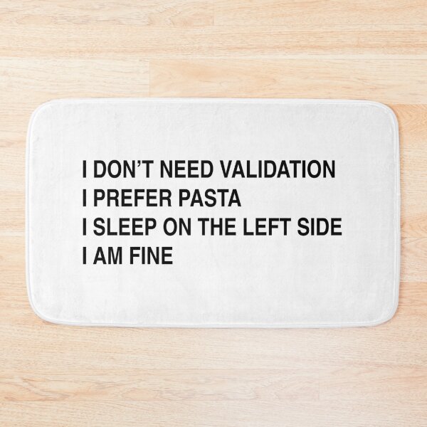 Item preview, No necesito validación, prefiero la pasta. designed and sold by humblegoat.