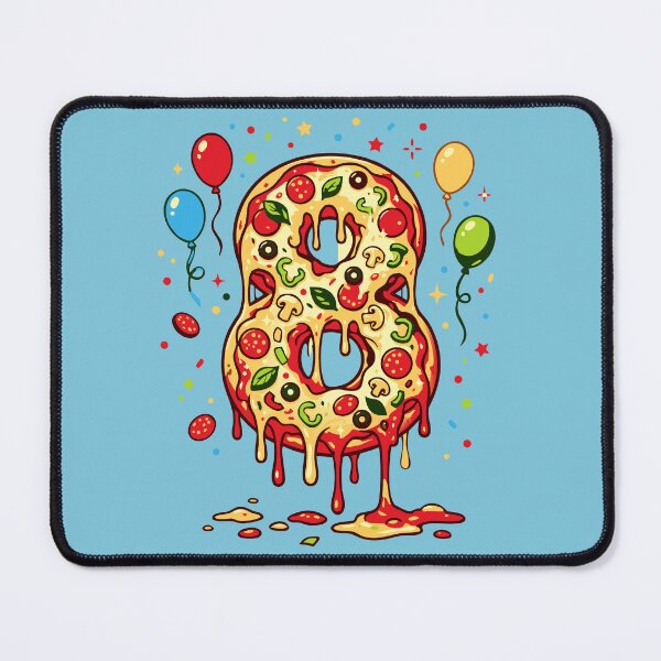 Item preview, Pizza 8th Birthday 8 Years Old Party Hat Bday Boys Girl Kids designed and sold by giftfromheart.
