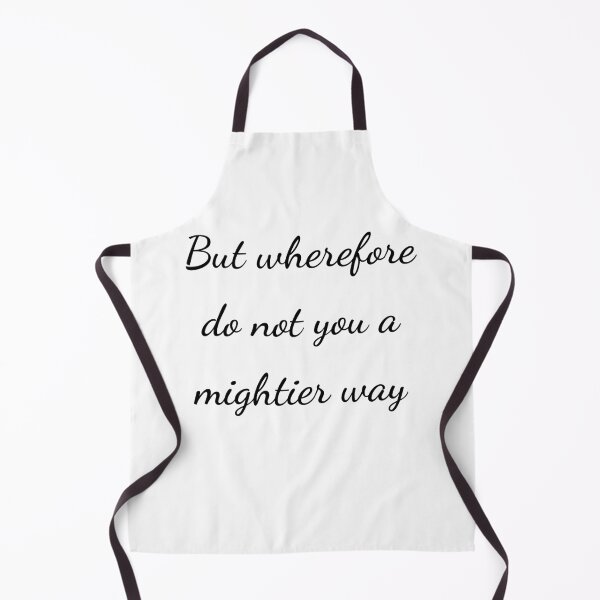 Item preview, "But wherefore do not you a mightier way" - handwriting black designed and sold by ariksworld.