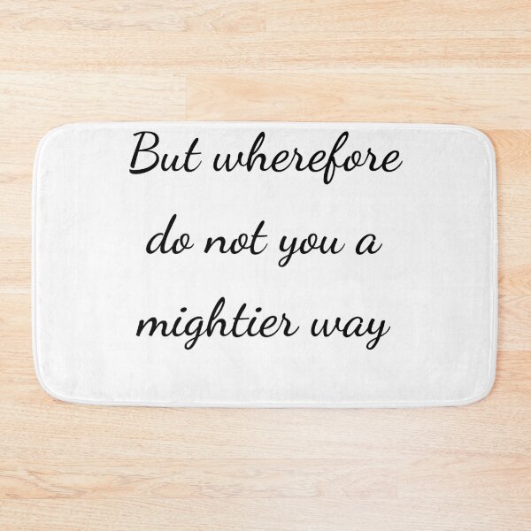 Item preview, "But wherefore do not you a mightier way" - handwriting black designed and sold by ariksworld.