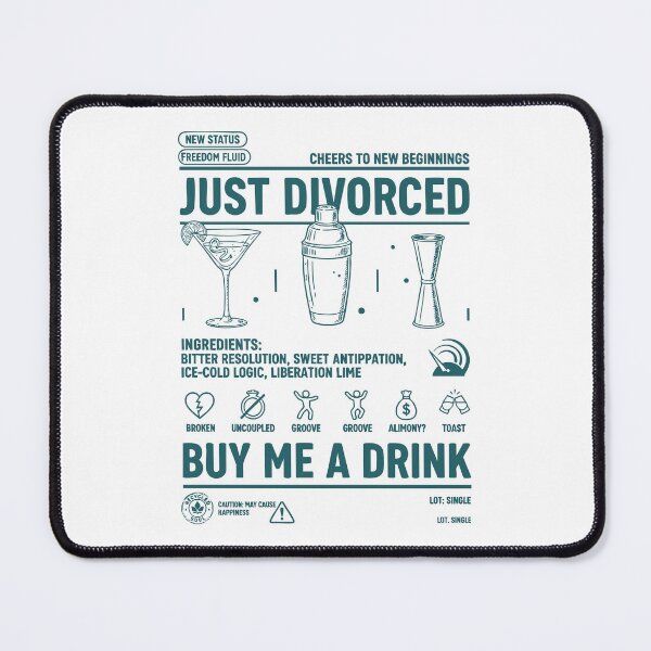 Item preview, Divorce Just Divorced Newly Divorced Finally designed and sold by LuminOrb.