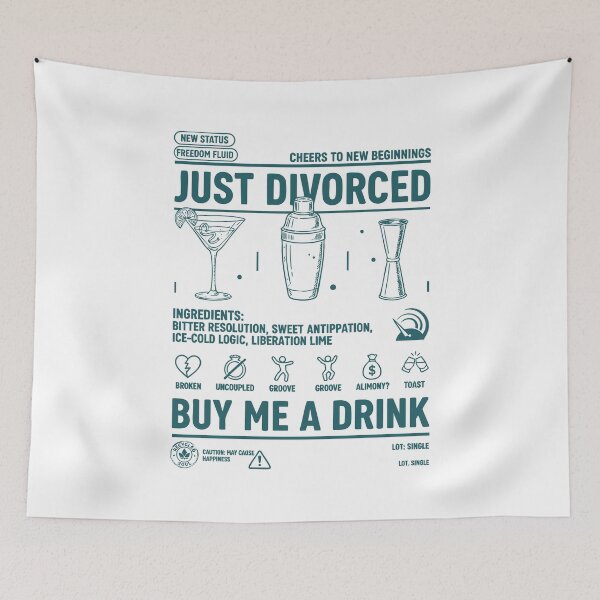 Item preview, Divorce Just Divorced Newly Divorced Finally designed and sold by LuminOrb.