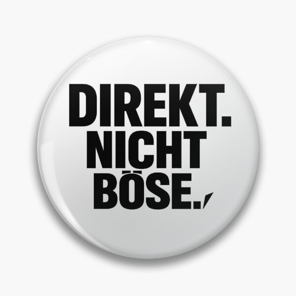 Item preview, Minimal German Typography Shirt – DIREKT. NICHT BÖSE. designed and sold by POD DYNASTY.