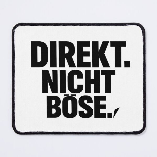 Item preview, Minimal German Typography Shirt – DIREKT. NICHT BÖSE. designed and sold by POD DYNASTY.