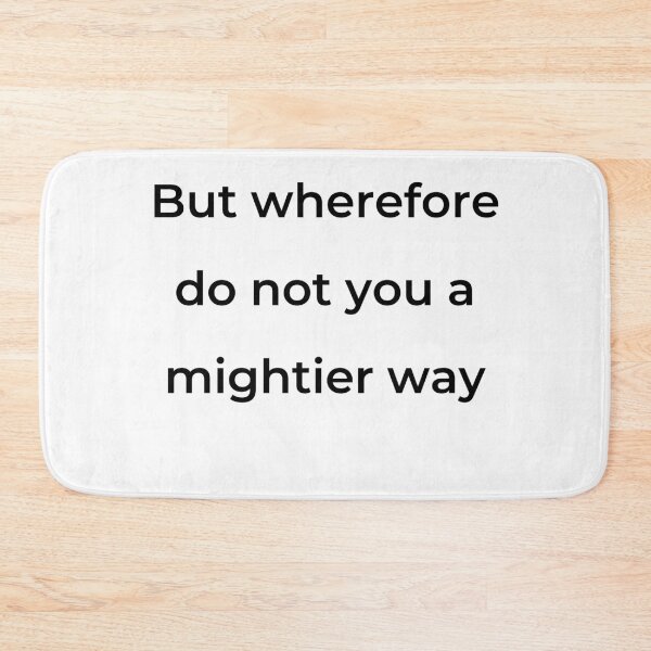 Item preview, "But wherefore do not you a mightier way" - print black designed and sold by ariksworld.