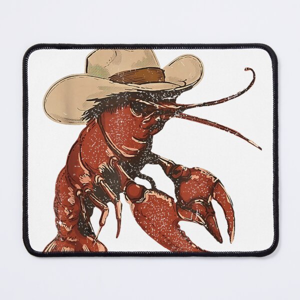 Item preview, Yee Claw Funny Crawfish Cowboy Cajun Seafood Vintage designed and sold by WSTRap.