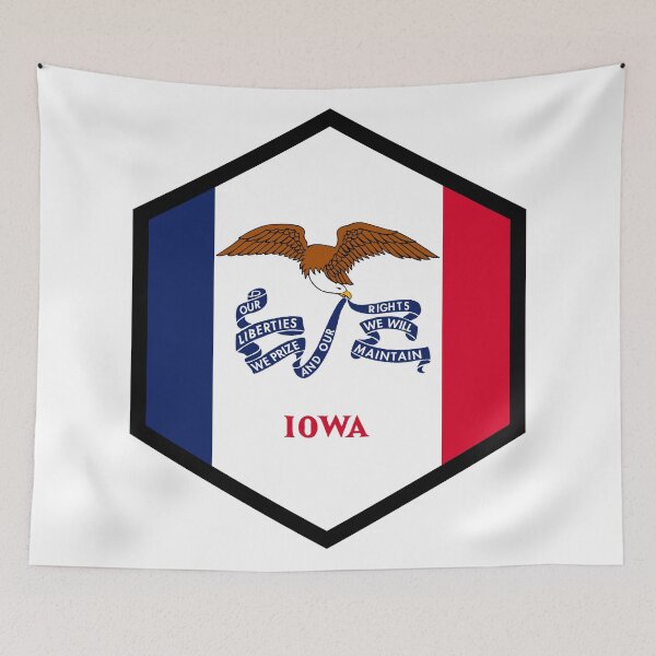 Item preview, IOWA HEXAGONAL SEAL designed and sold by dreamyguy.