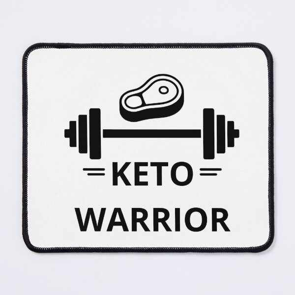 Item preview, Keto Warrior - Minimalist Gym & Low Carb Fitness Lifestyle designed and sold by DOROTA-0909.